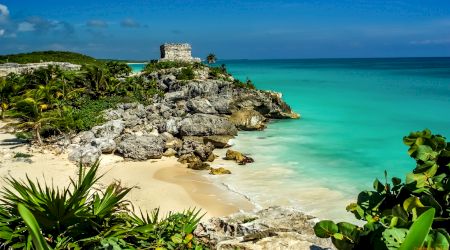Localitatea Tulum, în Mexic, este locul ideal pentru plajă și ruine maya