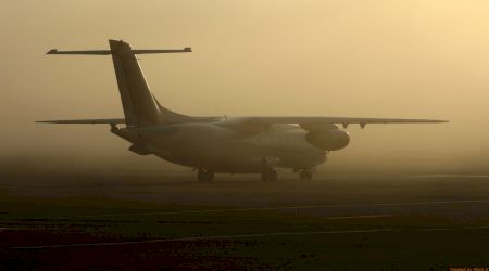 Probleme din cauza ceții la decolarea de pe aeroportul din Bacău