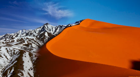 Descoperiți Deșertul Sahara după ninsoarea de săptămâna trecută