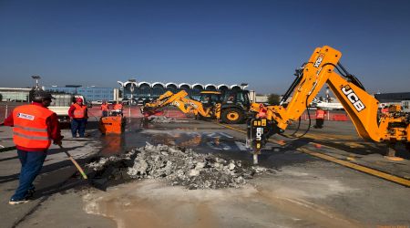 În ce stadiu se află reparațiile pistelor de pe Aeroportul Henri Coandă?
