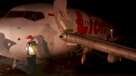 Incident aviatic. Un avion al companiei Lion Air a ieșit de pe pistă