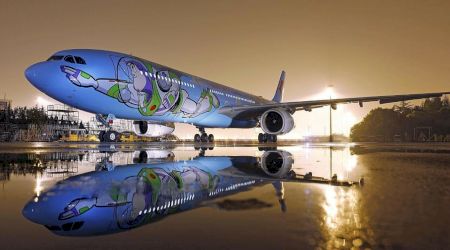 Avionul Toy Story este visul împlinit al copiilor
