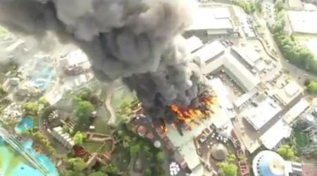 VIDEO. Incendiu în parcul de distracții Europa Park, 7 răniți, 25.000 persoane evacuate