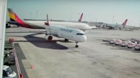 VIDEO. Două avioane s-au ciocnit pe Aeroportul Ataturk din Istanbul