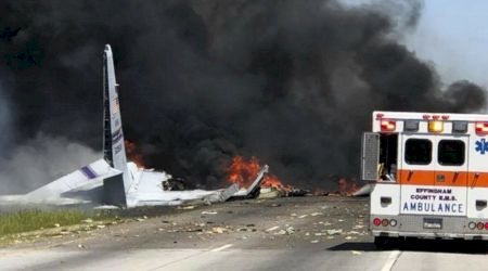 VIDEO. Avion cargo prăbușit în SUA. Nu există supraviețuitori