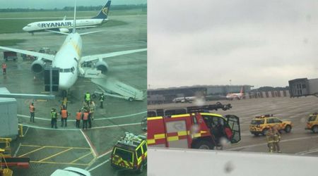 Incident aviatic. Un avion Ryanair a fost lovit pe Aeroportul din Stansted