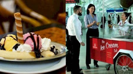 Înghețată gratuită pe Aeroportul din Dubai