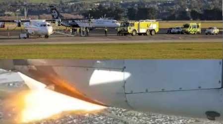 Incident aviatic în Australia. Motorul a luat foc în zbor