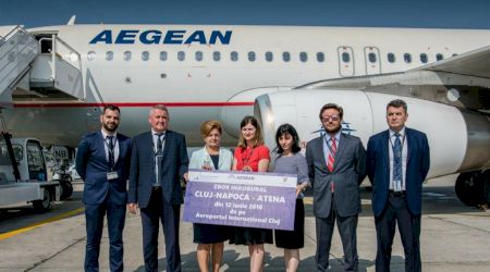 Rută nouă Cluj – Atena, cu Aegean Airlines