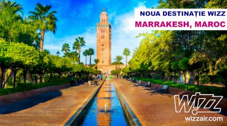 Rute noi Wizz Air – Marrakesh, începând din această toamnă
