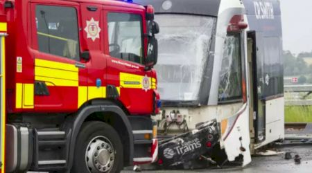 Accident lângă aeroport. 7 persoane rănite în Edinburgh