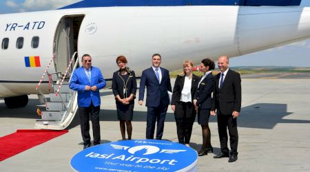 A fost inaugurată o rută nouă Tarom, între Cluj și Iași