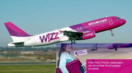 Schimbări Wizz Air în privința bagajelor de mână