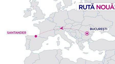 Wizzair lansează ruta București – Santander