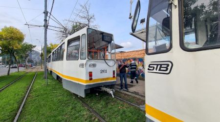 Accident grav în București. Victime multiple dupa ciocniarea a doua tramvaie