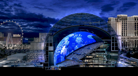 Cea mai mare structură sferică din lume este în Las Vegas