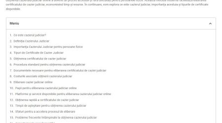 Avantajele Pentru Cerere Cazier Judiciar Online